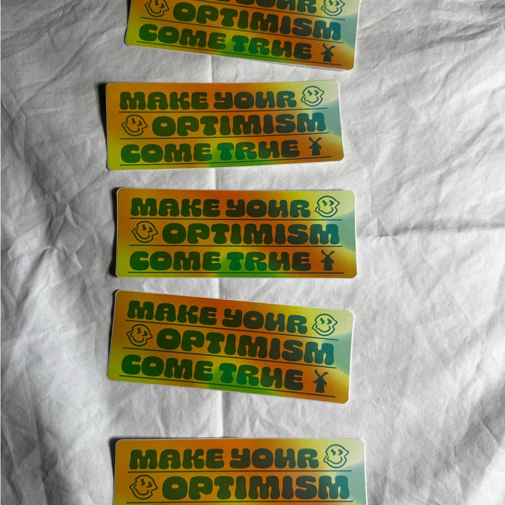 Dutch Bros “Make Your Optimism Come True” Sticker